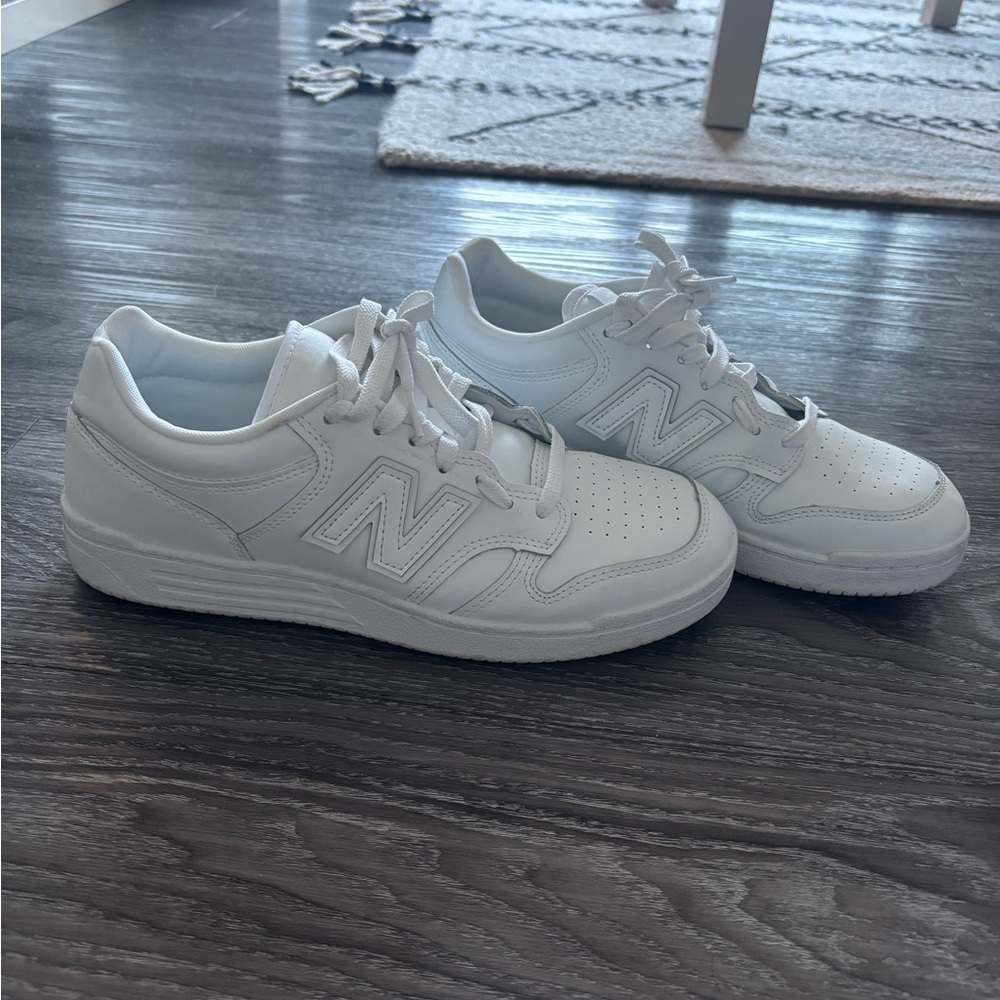 New Balance White Sneakers Classic Tennis Style BB480